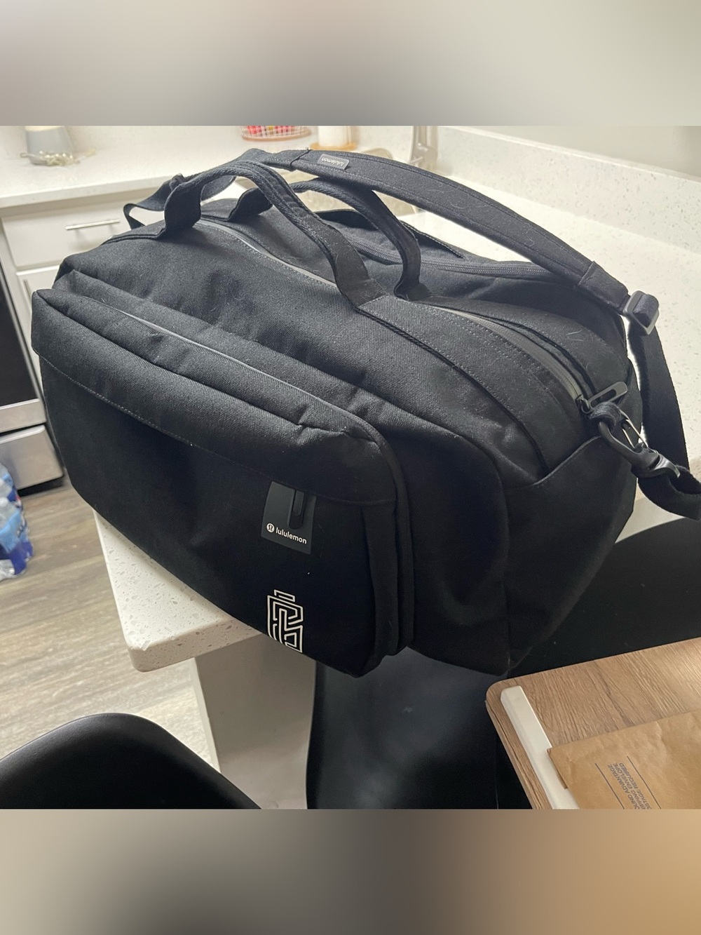 lululemon athletica Black Duffel Bag